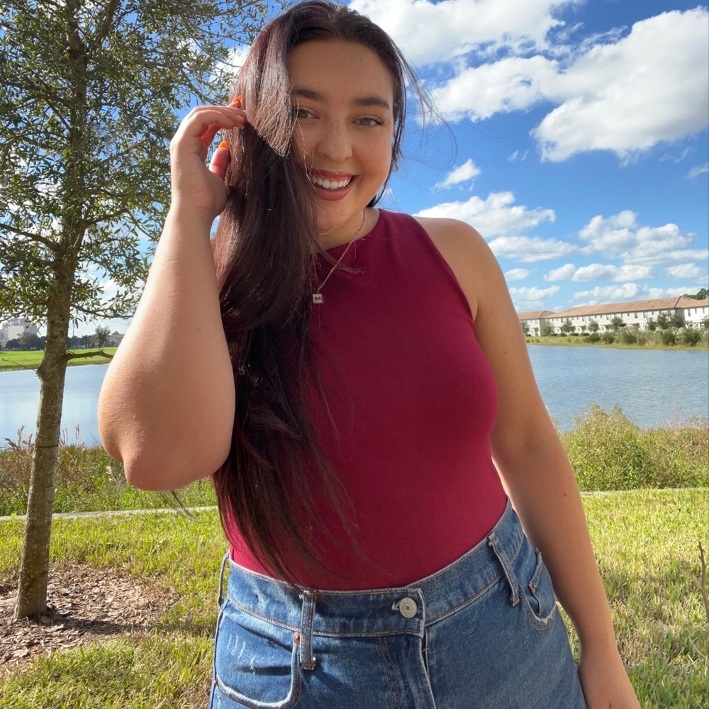 Maroon Bodysuit